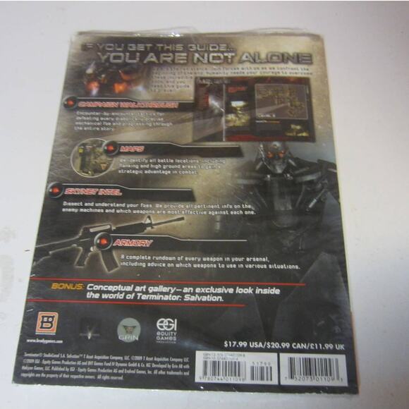 Terminator Salvation BradyGames Official Strategy Guide Xbox 360 PS3 - Picture 2 of 2